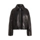 яке,дамски,якета,и,палта,polo,ralph,lauren,women's,bomber,leather,jacket,polo,black
