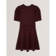 дамски,поли,и,рокли,дамски,плетени,дрехи,ted,baker,ted,knit,skater,dres,ld54,dk,red