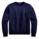 поларена,блуза,дамски,ежедневни,облекла,polo,ralph,lauren,fleece,crew,sweater,cruise,navy