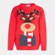 пуловер,коледни,пуловери,дамски,плетени,дрехи,star,xmas,jumper,ld54,rudolph