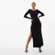 рокля,дамски,поли,и,рокли,дамски,облекла,размер,jack,wills,slit,maxi,dress,black