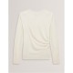 дамски,плетени,дрехи,дамски,топове,ted,baker,ted,woven,front,top,ld61,ivory