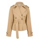 дамски,якета,и,палта,good,american,women's,cropped,trench,coat,sandy,fawn