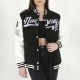 дамско,яке,дамски,жилетки,brave,soul,bs,womens,oversized,varsity,jacket,with,arm,badge,details,black,white