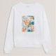 блуза,дамски,блузи,дамски,облекла,размер,ted,baker,ted,baker,graphic,sweatshirt,white