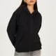суичър,дамски,горнища,с,качулка,brave,soul,zip,through,hoodie,black