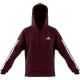 дамски,суичър,дамски,горнища,с,качулка,adidas,essentials,3,stripe,zip,track,hoodie,womens,ruby