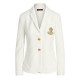 дамско,сако,дамски,якета,и,палта,lauren,by,ralph,lauren,women,s,anfisa,cotton,long,sleeve,monogram,blazer,white