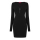 рокля,дамски,поли,и,рокли,дамски,плетени,дрехи,hugo,shalavy,mini,dress,black