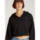 дамски,горнища,с,качулка,дамски,ежедневни,облекла,calvin,klein,jeans,ck,embro,badge,zip,through,ck,black