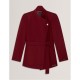 дамски,якета,и,палта,ted,baker,women's,short,belted,overcoat,maroon