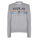блуза,дамски,горнища,с,качулка,дамски,ежедневни,облекла,replay,rainbow,sweatshirt,grey,marl,m02