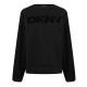 дамски,горнища,с,качулка,дамски,ежедневни,облекла,dkny,vlvt,logo,crew,ld00,black