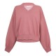 дамска,поларена,блуза,дамски,ежедневни,облекла,levis,women,s,v,neck,fleece,crew,sweatshirt,crushed,berry