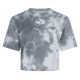 тениска,дамски,топове,off,white,tie,dye,cropped,t,shirt,grey