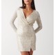 рокля,дамски,поли,и,рокли,pretty,lavish,dulcie,sequin,mini,dress,silver