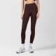 дамски,клин,дамски,чорапогащи,и,клинове,miso,womens,high,waist,leggings,chocolate,brown