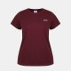 дамска,тениска,с,къс,ръкав,slazenger,crew,neck,tee,womens,burgundy