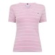 тениска,дамски,топове,tommy,hilfiger,v,neck,striped,t,shirt,pink,ecru