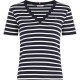 тениска,дамски,топове,tommy,hilfiger,v,neck,striped,t,shirt,breton,navy