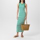 рокля,дамски,поли,и,рокли,tommy,hilfiger,women's,ribbed,midi,dress,green,white