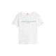 тениска,дамски,топове,tommy,hilfiger,women's,corp,logo,t,shirt,th,optic,white