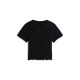 тениска,дамски,топове,tommy,jeans,women's,smock,slim,fit,t,shirt,black
