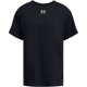 разпродажба,under,armour,дамски,тениски,дамски,топове,under,armour,oversize,ss,black,white