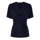 дамски,поли,и,рокли,maison,de,nimes,knotted,top,navy