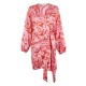 рокля,дамски,поли,и,рокли,never,fully,dressed,mini,vienna,swirl,wrap,dress,pink,red