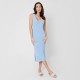 рокля,дамски,плетени,дрехи,be,you,knitted,midi,dress,blue