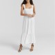 рокля,дамски,поли,и,рокли,дамски,облекла,размер,be,you,linen,shirred,dress,white