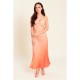 рокля,дамски,поли,и,рокли,be,you,slip,midi,dress,ombre,orange