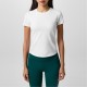 фланелка,с,къс,ръкав,дамски,топове,sweaty,betty,essential,sculpt,short,sleeve,top,white