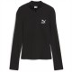 дамски,тениски,дамски,топове,puma,ribbed,half,zip,long,sleeve,puma,black