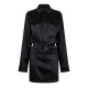 рокля,дамски,поли,и,рокли,off,white,ruched,asymmetric,shirt,dress,black