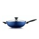 аксесоари,на,разпродажба,blue,diamond,blue,diamond,28,cm,wok,glass,lid,induction,pfas,free,stainless,steel,blue