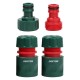 градина,/,на,открито,dekton,4,piece,hose,adaptor,set,green