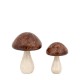 gallery,resin,mushroom,set,of,2,brown
