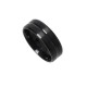 fabric,stainless,steel,ring,black