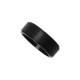 fabric,stainless,steel,spinner,ring,black