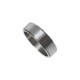 fabric,stainless,steel,spinner,ring,rhodium