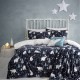 спално,бельо,и,комплекти,fusion,christmas,starry,night,duvet,cover,set,in,blue,blue