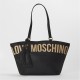 всички,чанти,аксесоари,на,разпродажба,love,moschino,logo,embroidered,tote,bag,black
