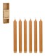 аксесоари,на,разпродажба,mica,candle,stearin,6,pieces,brown