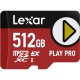 lexar,play,pro,512gb,microsd,express,memory,card,black
