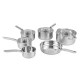 salter,signature,6,piece,stainless,steel,pan,set,silver