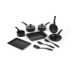 russell,hobbs,10,piece,saucepan,set,black