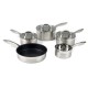 salter,timeless,collection,stainless,steel,5,piece,pan,set,silver