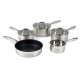 salter,timeless,collection,stainless,steel,5,piece,pan,set,silver